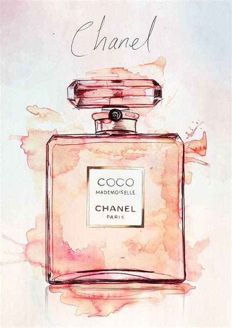 coco chanel parfum tekening|More.